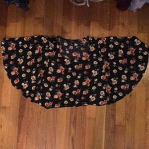 Flowered Crop Top
